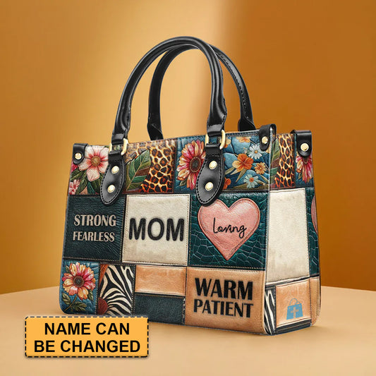 CHRISTIANARTBAG 'Attributes of a Mom' Patchwork Leather Handbag - CABLTHB09300324.