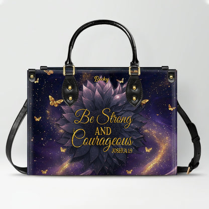 Personalized Christian Leather Handbag – Custom Name & Bible Verse | Faith-Inspired Gift for Women by CHRISTIANARTBAG
