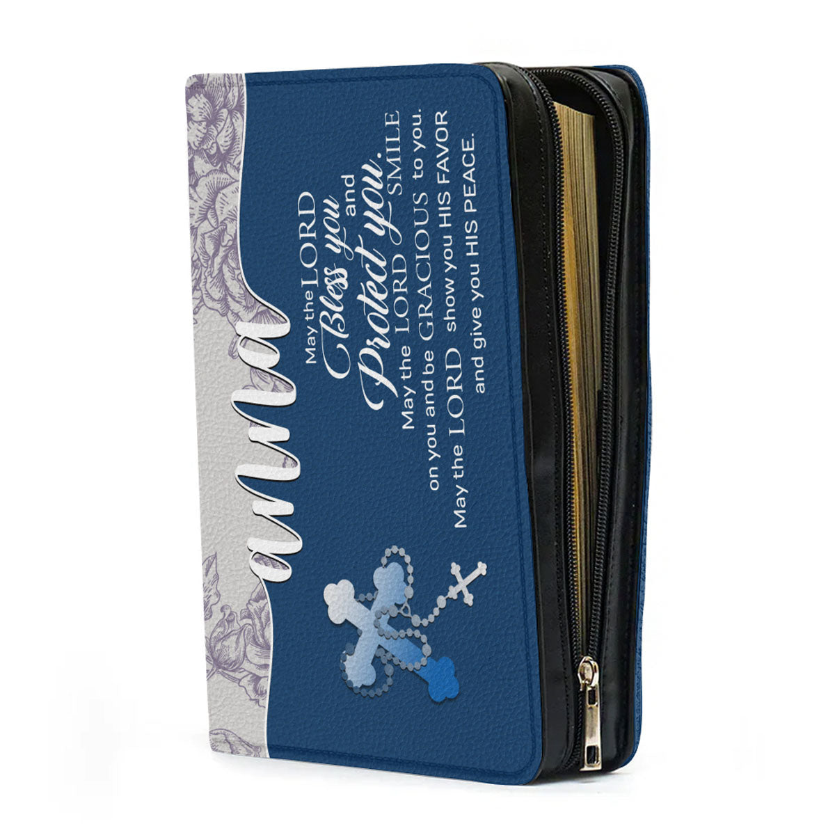 Personalized Bible Cover with Name & Verse – Multiple Colors Available | CHRISTIANARTBAG