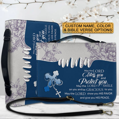 Personalized Bible Cover with Name & Verse – Multiple Colors Available | CHRISTIANARTBAG