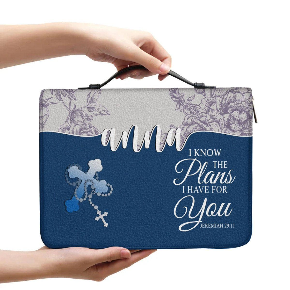 Personalized Bible Cover with Name & Verse – Multiple Colors Available | CHRISTIANARTBAG