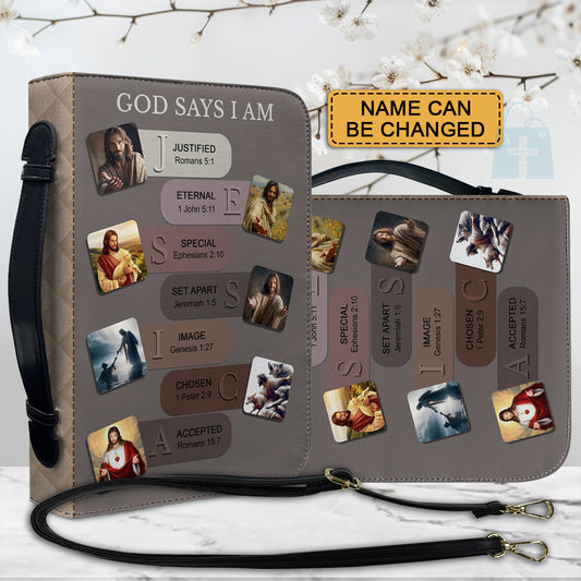 CHRISTIANARTBAG Bible Cover - Uncover the sacred meaning of your name - Personalized Bible Cover, CABBBCV0126924.