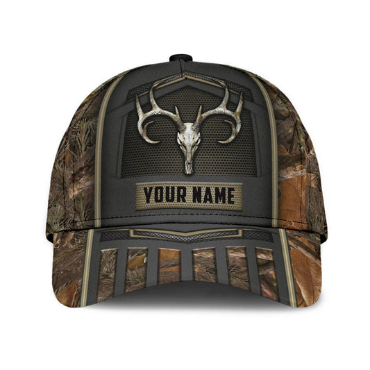 Christianartbag Hat, Personalized Name Classic Cap with Hunting Cap Design, Personalized Hat, Christian Hat, CABHAT03141223. - Christian Art Bag
