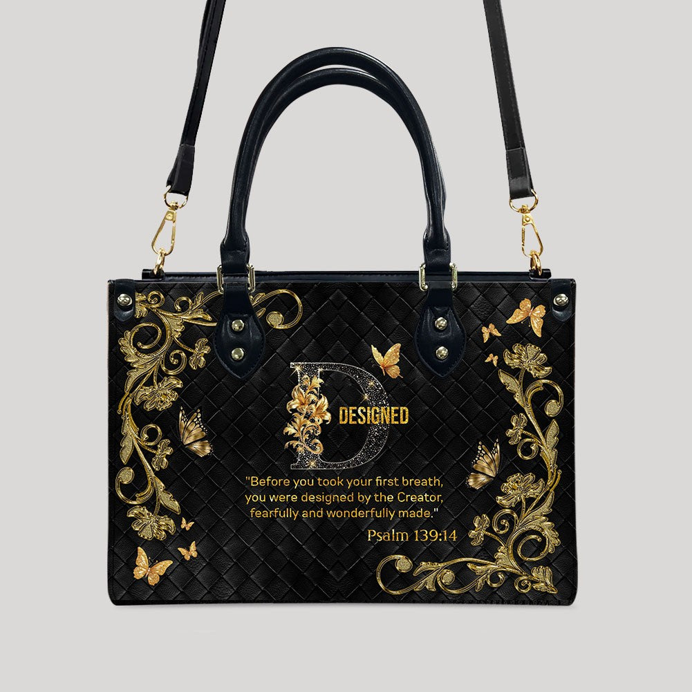 CHRISTIANARTBAG Handbags - Personalized Christian Handbag with Bible Verse – A to Z Alphabet Design – Your Letter, Your Verse, Your Faith – Inspirational Gift for Moms - CABLTB01062425