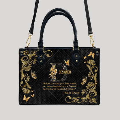 CHRISTIANARTBAG Handbags - Personalized Christian Handbag with Bible Verse – A to Z Alphabet Design – Your Letter, Your Verse, Your Faith – Inspirational Gift for Moms - CABLTB01062425