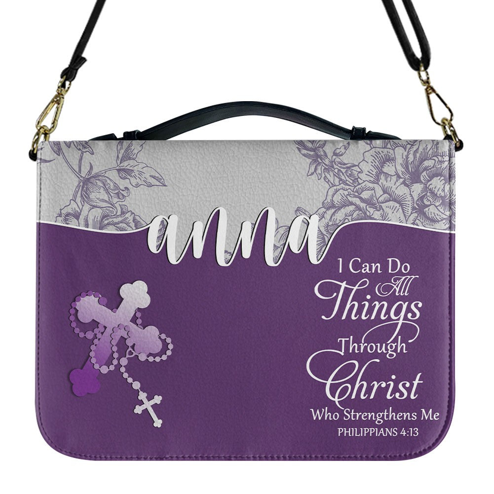 Personalized Bible Cover with Name & Verse – Multiple Colors Available | CHRISTIANARTBAG