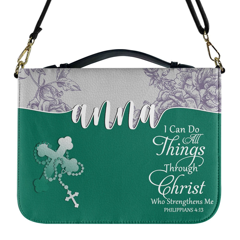 Personalized Bible Cover with Name & Verse – Multiple Colors Available | CHRISTIANARTBAG