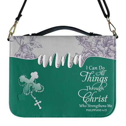 Personalized Bible Cover with Name & Verse – Multiple Colors Available | CHRISTIANARTBAG