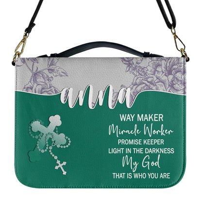 Personalized Bible Cover with Name & Verse – Multiple Colors Available | CHRISTIANARTBAG