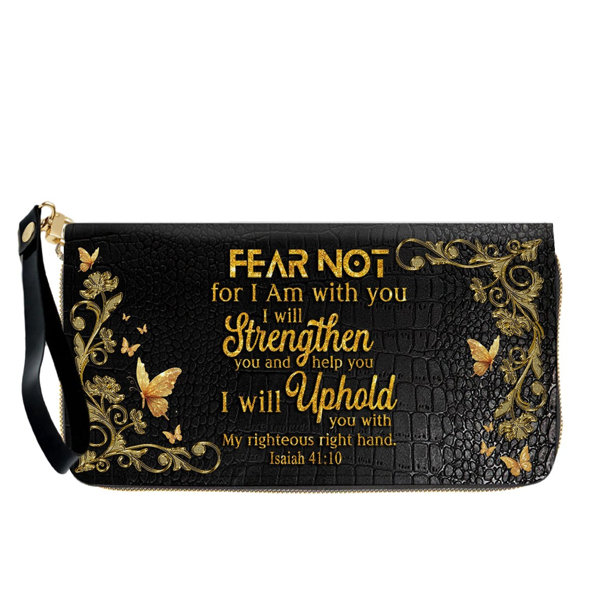 Personalized Leather Handbag with Custom Name & Bible Verse - Personalized Christian Leather Handbag & Wallet Set | CHRISTIANARTBAG™