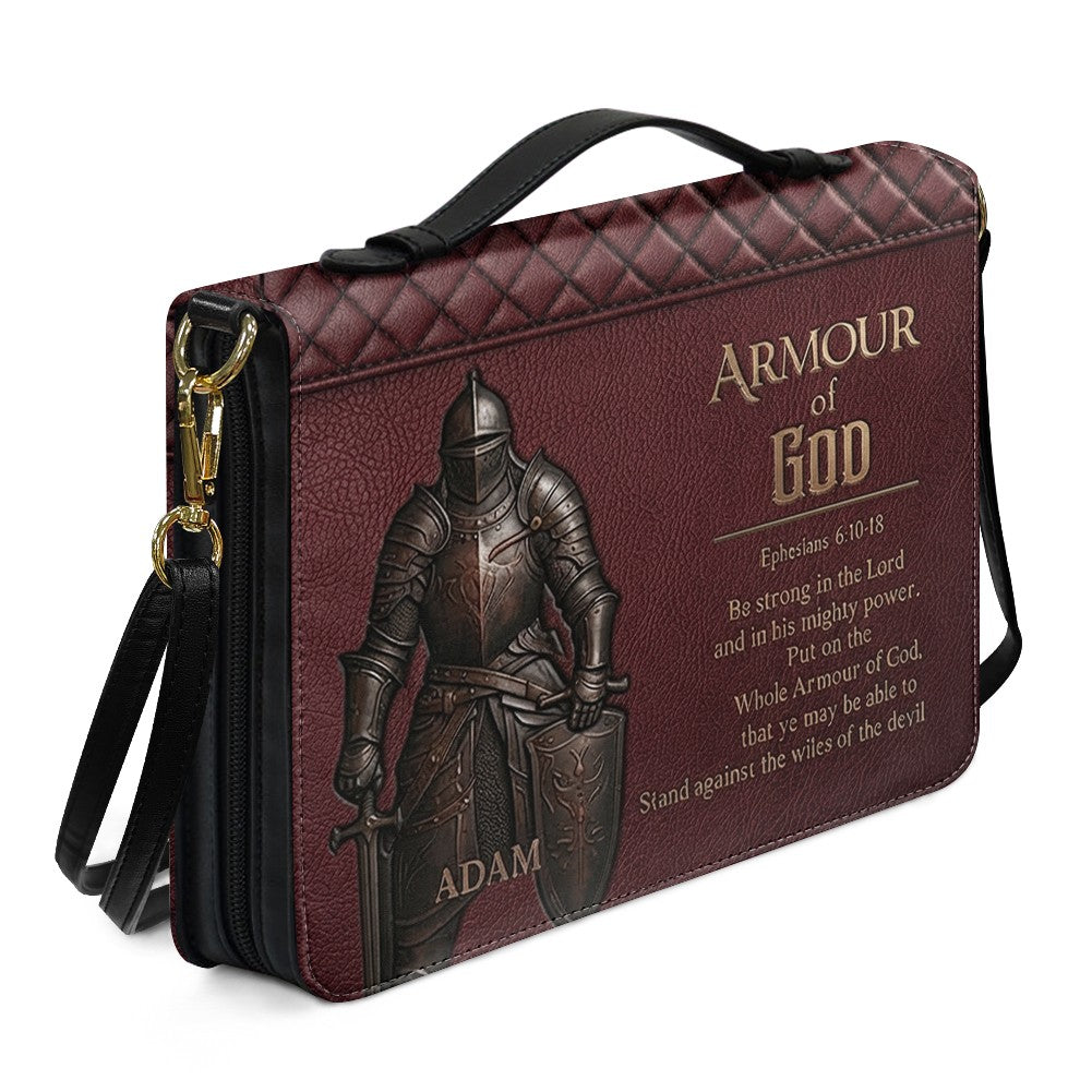 CHRISTIANARTBAG Personalized Armor of God Lion Leather Bible Cover CAB02092426