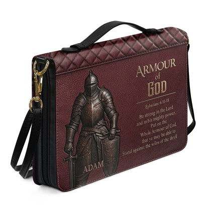 CHRISTIANARTBAG Personalized Armor of God Lion Leather Bible Cover CAB02092426
