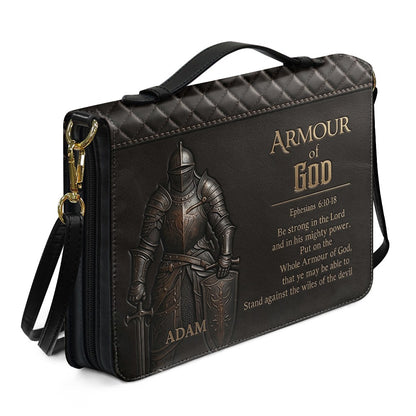 CHRISTIANARTBAG Personalized Armor of God Lion Leather Bible Cover CAB02092426