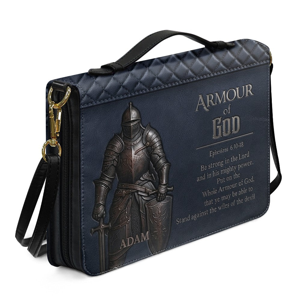 CHRISTIANARTBAG Personalized Armor of God Lion Leather Bible Cover CAB02092426