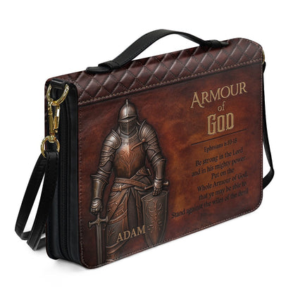 CHRISTIANARTBAG Personalized Armor of God Lion Leather Bible Cover CAB02092426