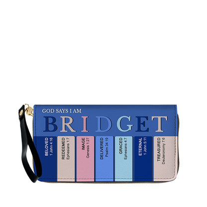 Uncover the sacred meaning of your name - Personalized Leather TOTE Bag – Free Clutch Purse Gift | CHRISTIANARTBAG