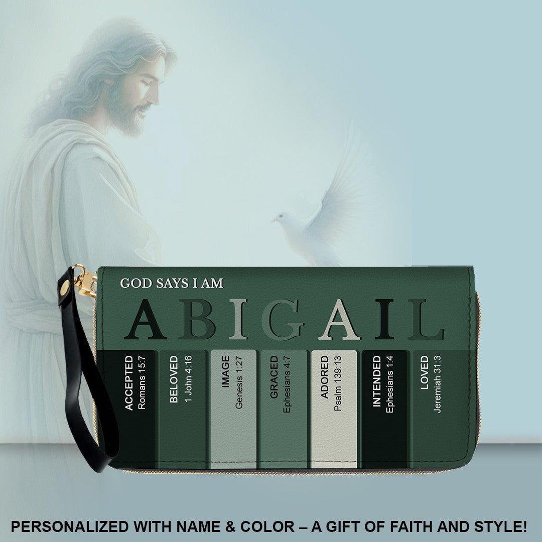 Christianartbag Clutch Purse, Uncover the sacred meaning of your name - Personalized Clutch Purse - Christian Gifts For Women, CAB0153025