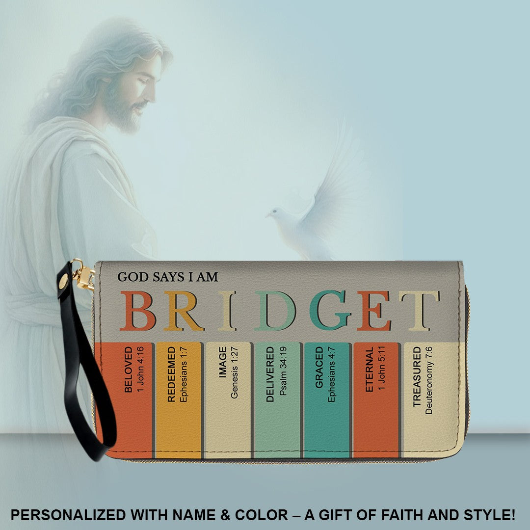 Christianartbag Clutch Purse, Uncover the sacred meaning of your name - Personalized Clutch Purse - Christian Gifts For Women, CAB0153025