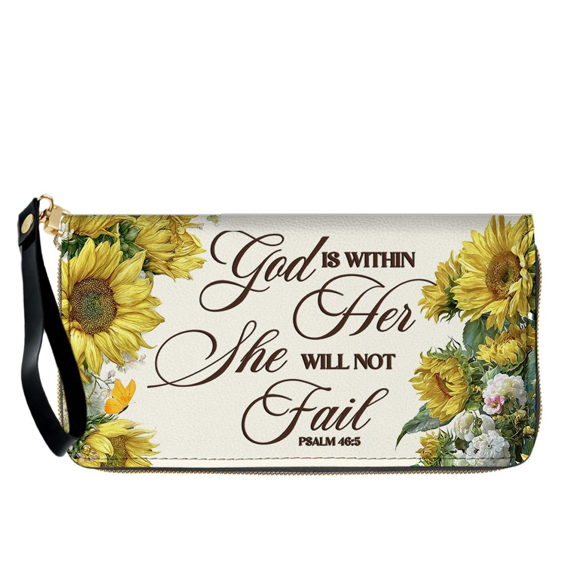 Personalized Christian Leather Handbag for Women – Custom Name & Bible Verse | CHRISTIANARTBAG CAB011426