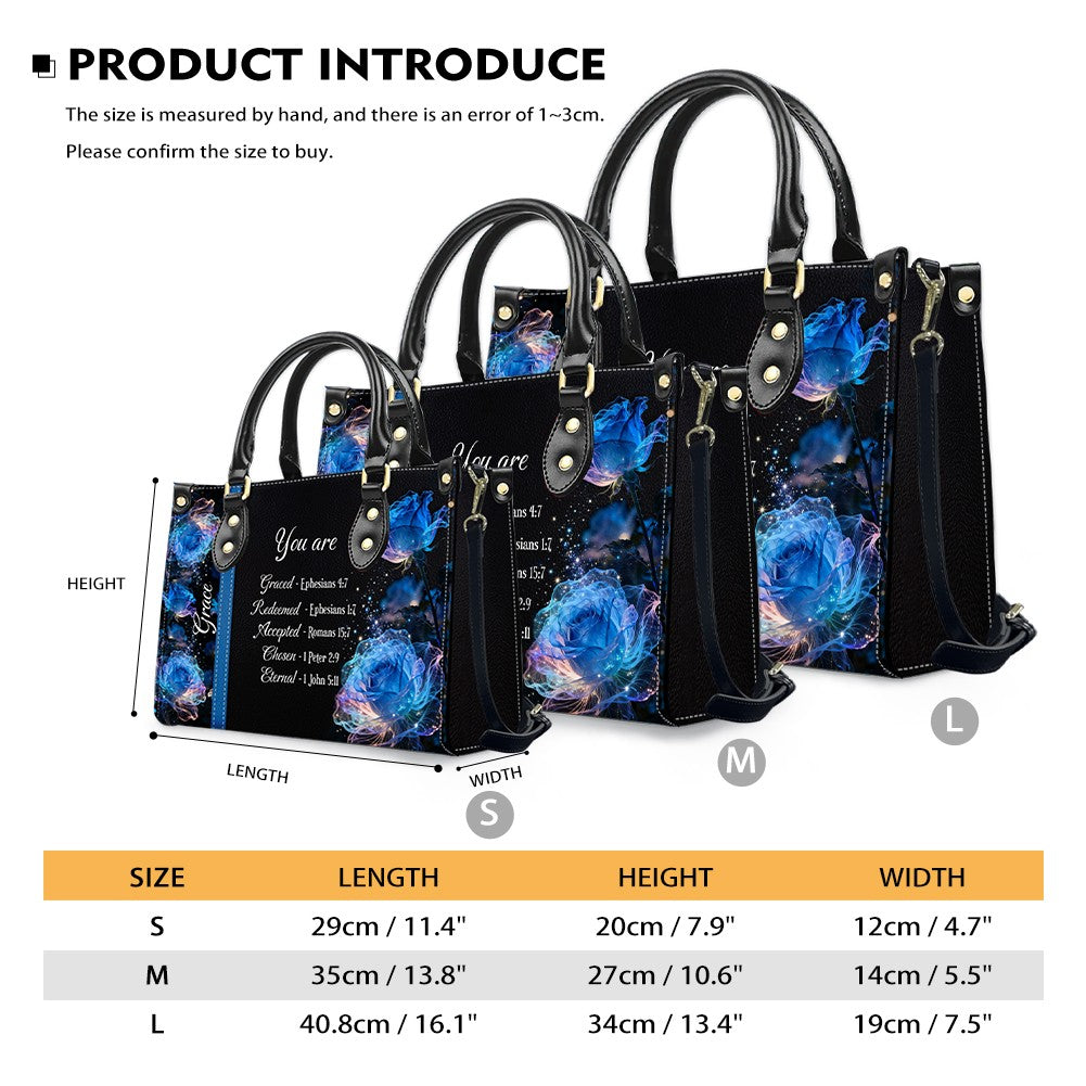 Personalized Leather Handbag with Bible Verses – Custom Christian Gift for Women | CHRISTIANARTBAG CAB010202426
