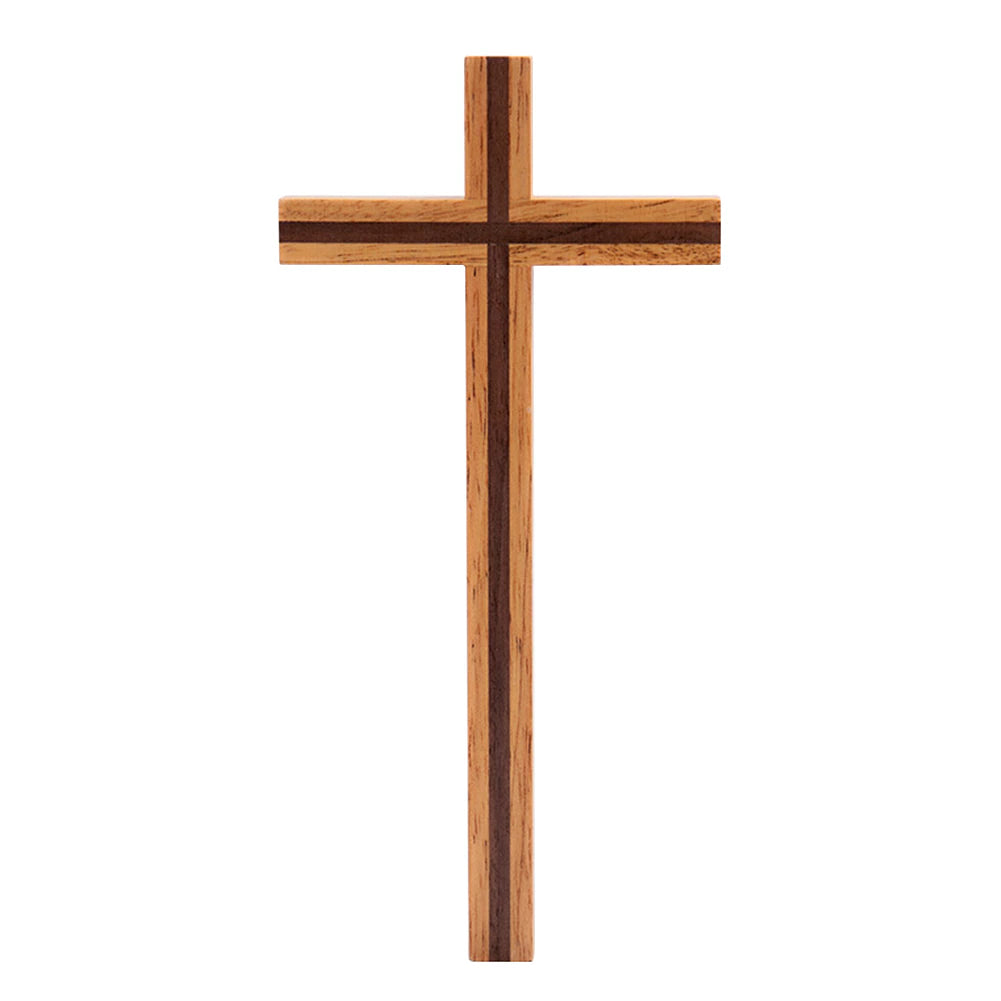 Christianartbag Home Decor, Rubber Wood Craft Solid Elegant Gift Mysterious Simple Blessing Hanging Ornament Christian Style Home Decor Wall Cross Church - Christian Art Bag