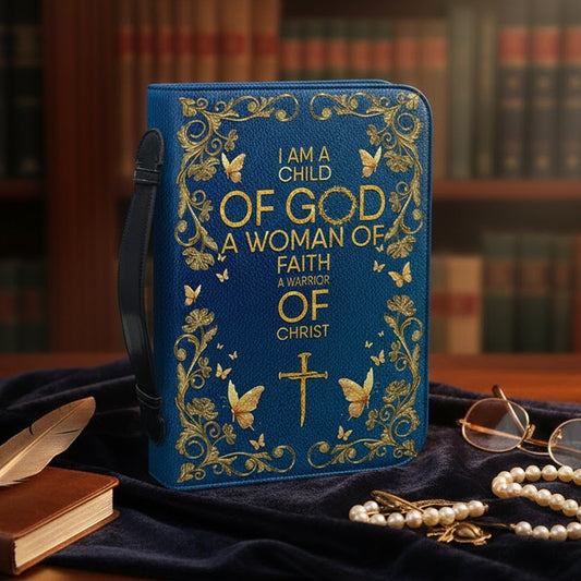 Personalized Bible Cover for Women – Custom Christian Bible Case with Name & Scripture | CHRISTIANARTBAG