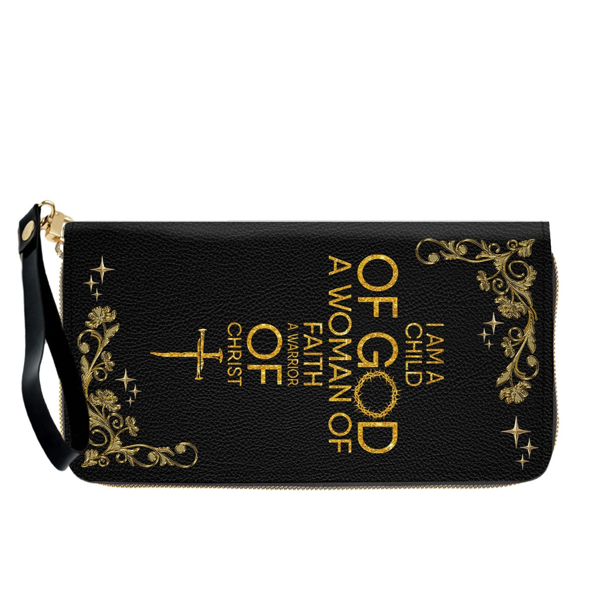 Personalized Christian Leather Handbag with Custom Name & Bible Verse | CHRISTIANARTBAG