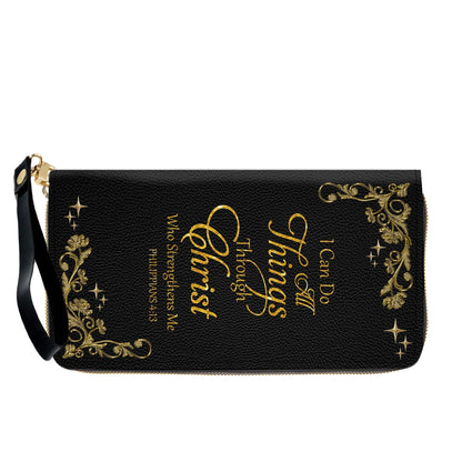 Personalized Christian Leather Handbag with Custom Name & Bible Verse | CHRISTIANARTBAG