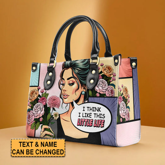 Customizable Comic Art Leather Handbag – CHRISTIANARTBAG - CABLTHB01020424.