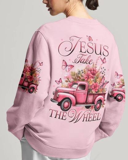 Christianartbag 3D T-Shirt For Women - Pink Vintage Truck Faith T-Shirt – Embrace Your Belief in Style - CABCLT01130324.