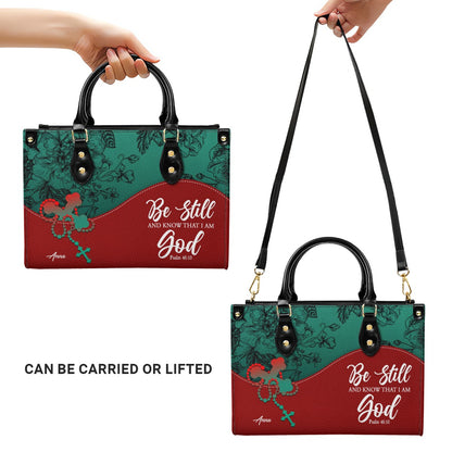 Personalized Christian Leather Handbag – Christian Christmas Gift for Women