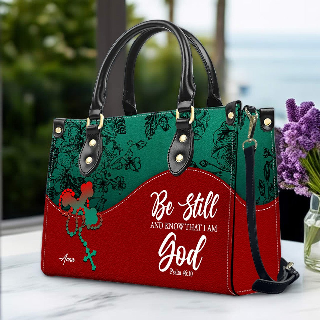 Personalized Christian Leather Handbag – Christian Christmas Gift for Women