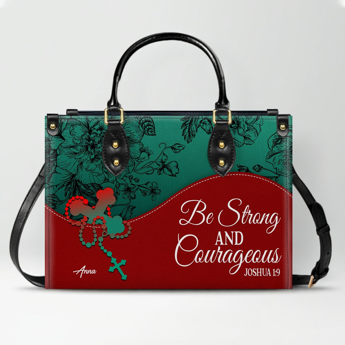 Personalized Christian Leather Handbag – Christian Christmas Gift for Women