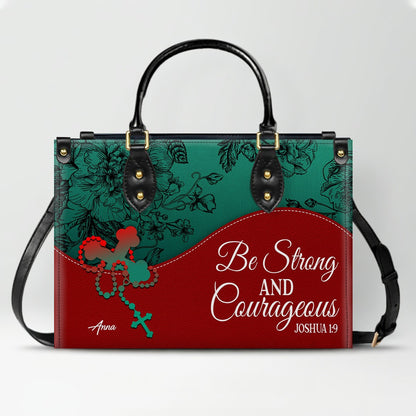 Personalized Christian Leather Handbag – Christian Christmas Gift for Women