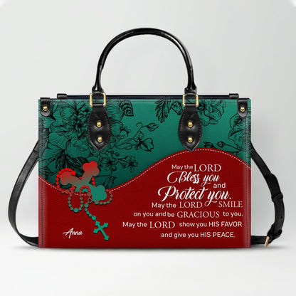 Personalized Christian Leather Handbag – Christian Christmas Gift for Women