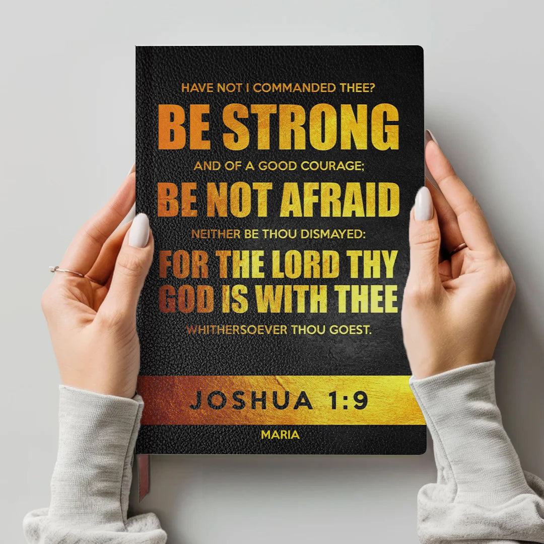 Personalized Psalm 121 Bible Cover – Custom Name | Personalized Leather Notebook