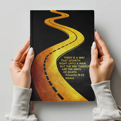 Personalized Psalm 121 Bible Cover – Custom Name | Personalized Leather Notebook