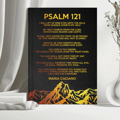 Personalized Psalm 121 Bible Cover – Custom Name | Personalized Leather Notebook