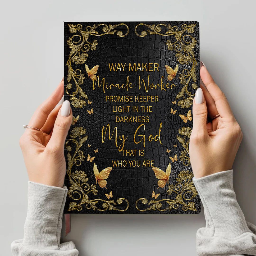 Custom Bible Verse & Name – Inspirational Religious Journal by CHRISTIANARTBAG | Personalized Leather Notebook