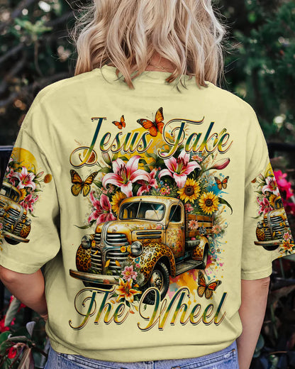 Christianartbag Clothing, Jesus Take The Wheel Women's All Over Print Shirt, Graphic Hoodie, Christian Clothing, Christmas Gift, CABCT04041223. - Christian Art Bag