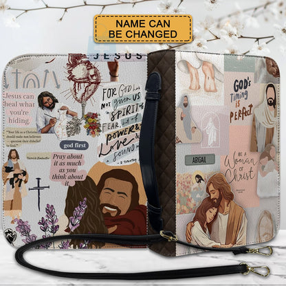 CHRISTIANARTBAG Bible Cover - Be A Woman Of Christ - Personalized Bible Cover – Custom Name – CHRISTIANARTBAG Gift for Christians CAB03280525