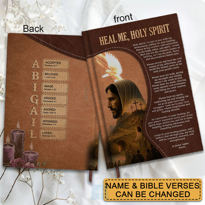 Personalized Leather Prayer Notebook – Christian Journal with Bible Verses | CHRISTIANARTBAG