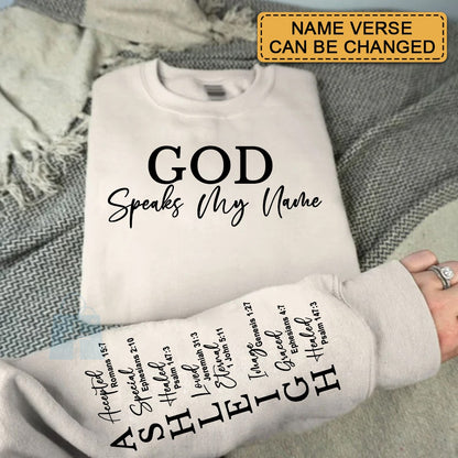 CHRISTIANARTBAG Personalized Sweatshirt for Kids : Uncover the sacred meaning of your name - GOD Says I Am - Personalized T-Shirt - CAB01010324