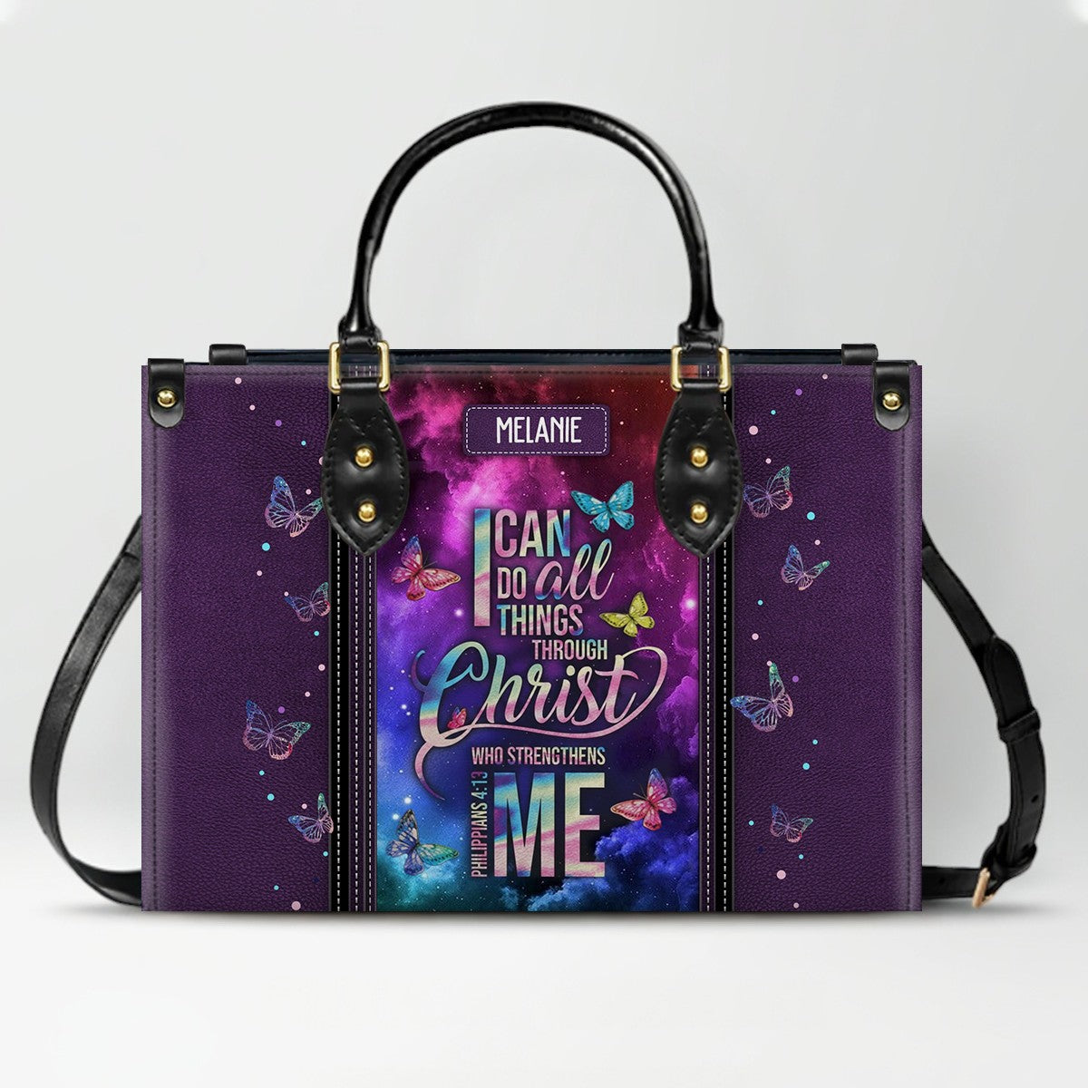 Christianart Designer Handbags, I Can Do All Things Through Christ Philippians 4:13, Personalized Gifts, Gifts for Women, Christmas Gift.