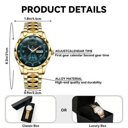 The Armor of God Collection: Personalized Luxury Men’s Women's Watches by CHRISTIANARTBAG CAB01060226