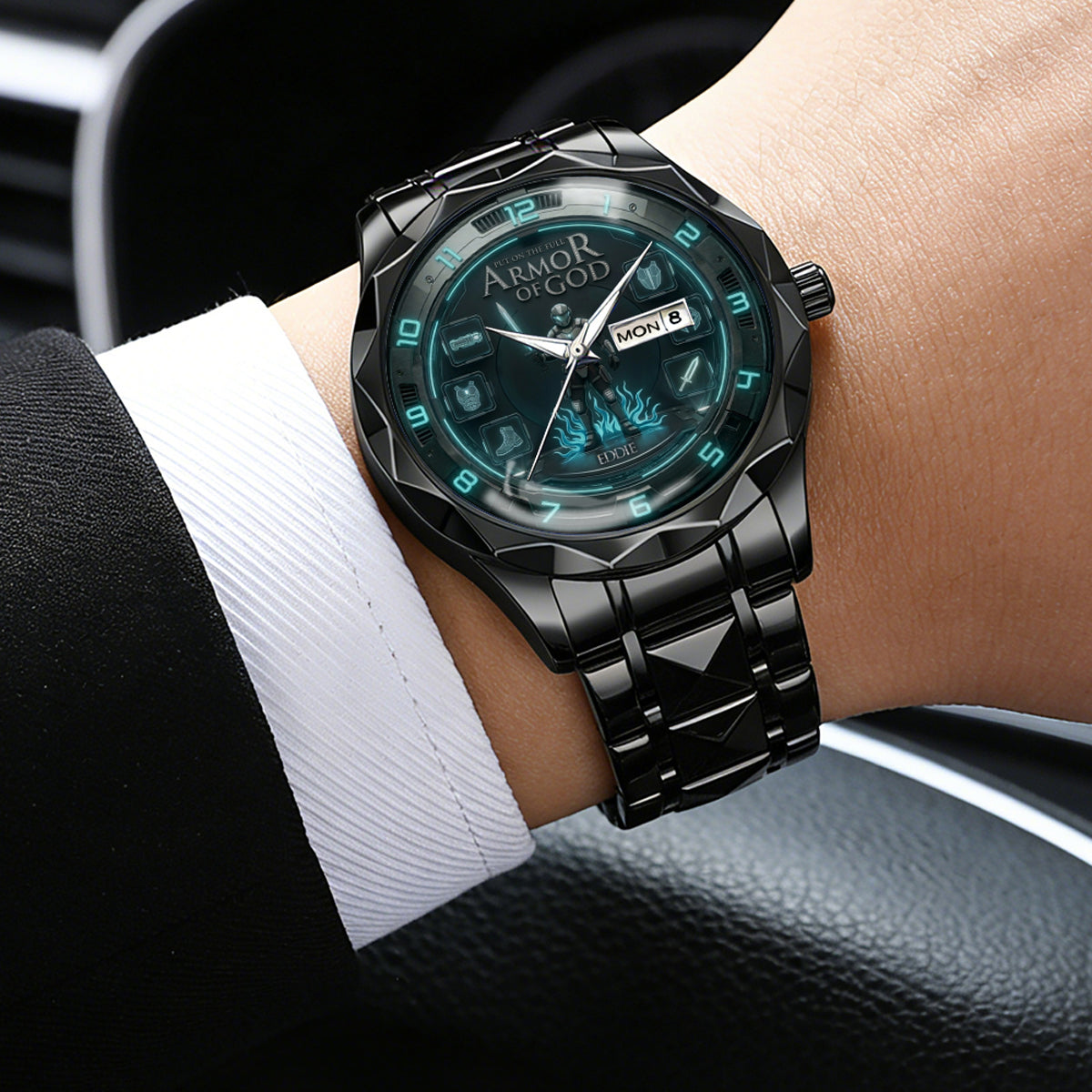 The Armor of God Collection: Personalized Luxury Men’s Women's Watches by CHRISTIANARTBAG CAB01060226