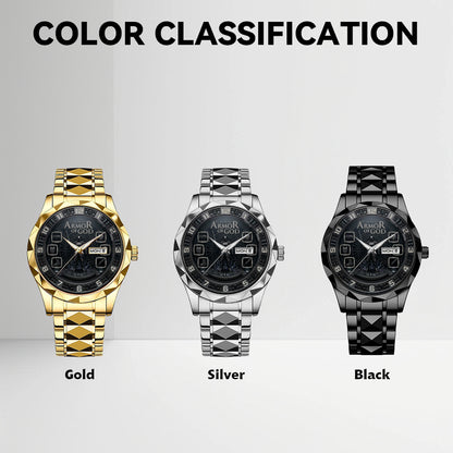 The Armor of God Collection: Personalized Luxury Men’s Women's Watches by CHRISTIANARTBAG CAB01060226