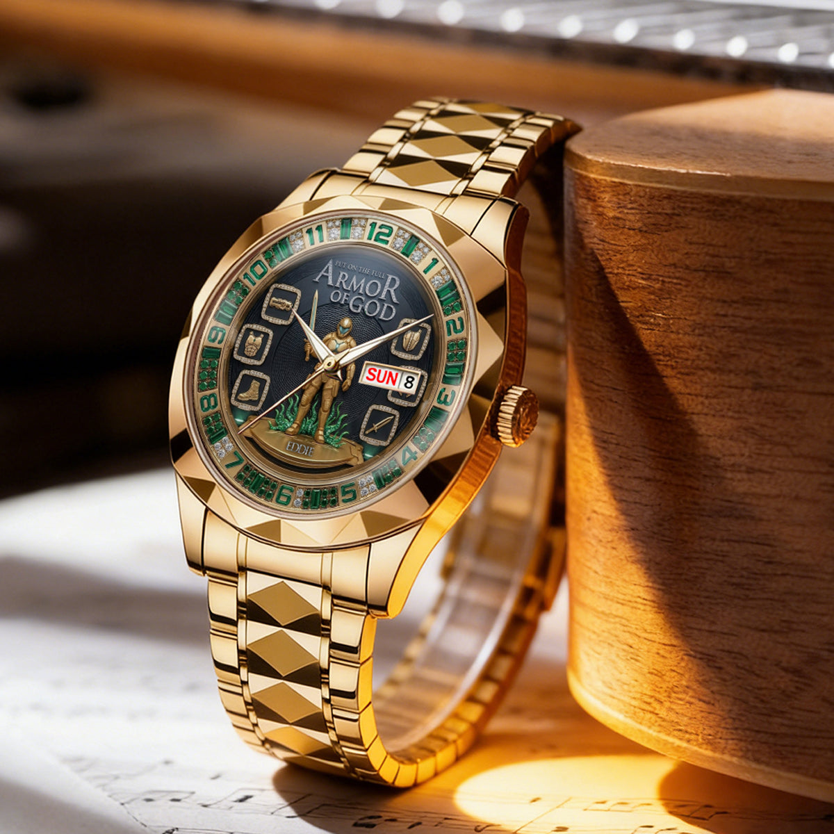 The Armor of God Collection: Personalized Luxury Men’s Women's Watches by CHRISTIANARTBAG CAB01060226