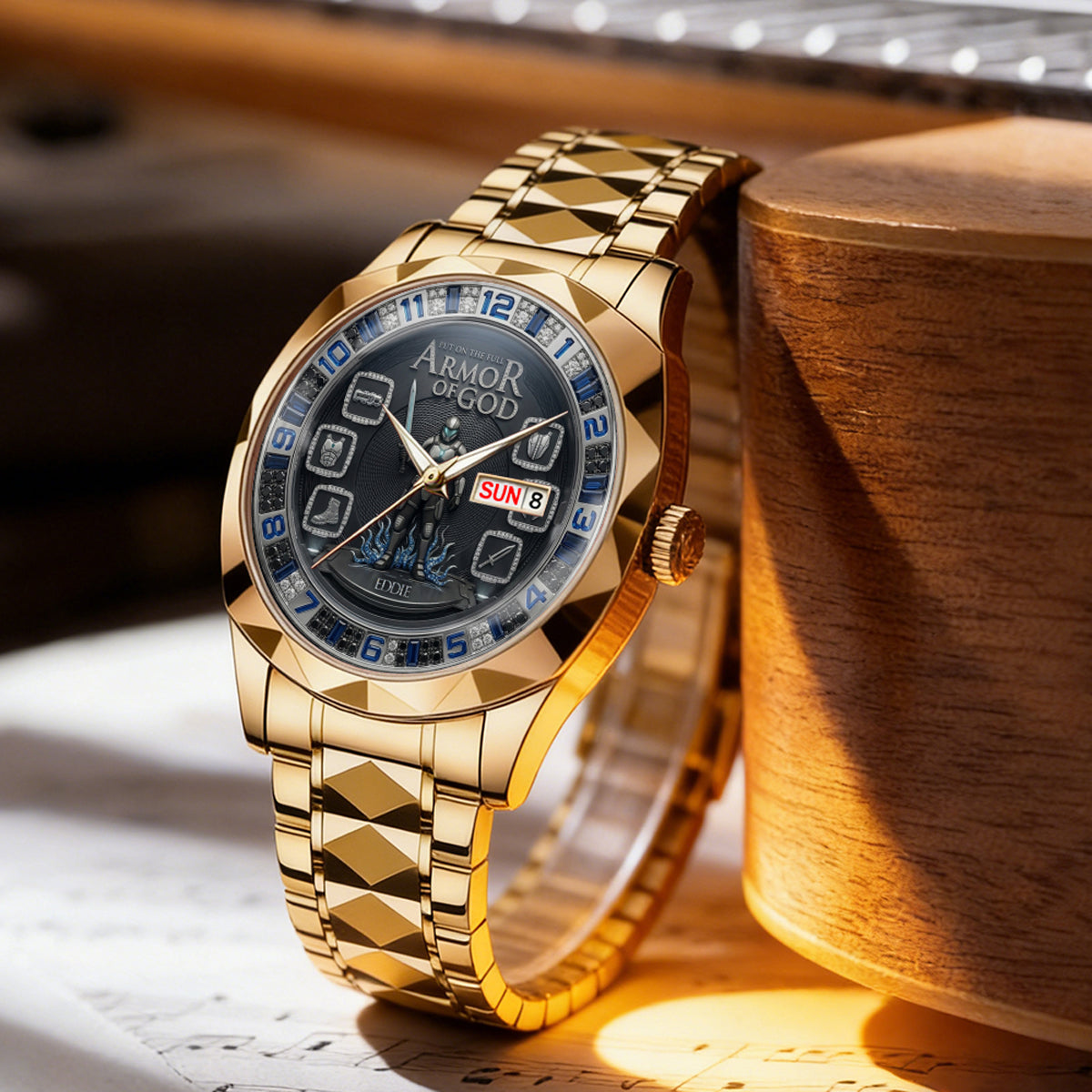 The Armor of God Collection: Personalized Luxury Men’s Women's Watches by CHRISTIANARTBAG CAB01060226