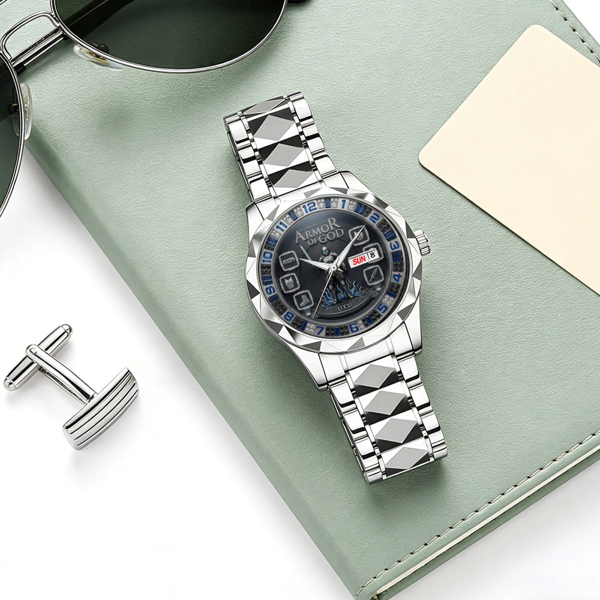 The Armor of God Collection: Personalized Luxury Men’s Women's Watches by CHRISTIANARTBAG CAB01060226